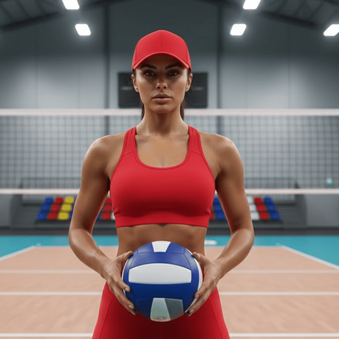 4 Professional Volleyball Sports Bra – High Impact Support for Female Athletes