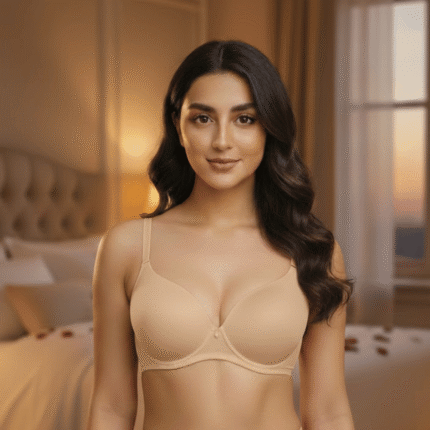 Women’s Soft Foam Bra – Skin Color Comfortable Daily Wear Bra