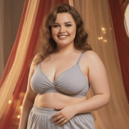 Wire-Free Plus Size Bra – Ultra Comfortable Full Coverage Bra for Women