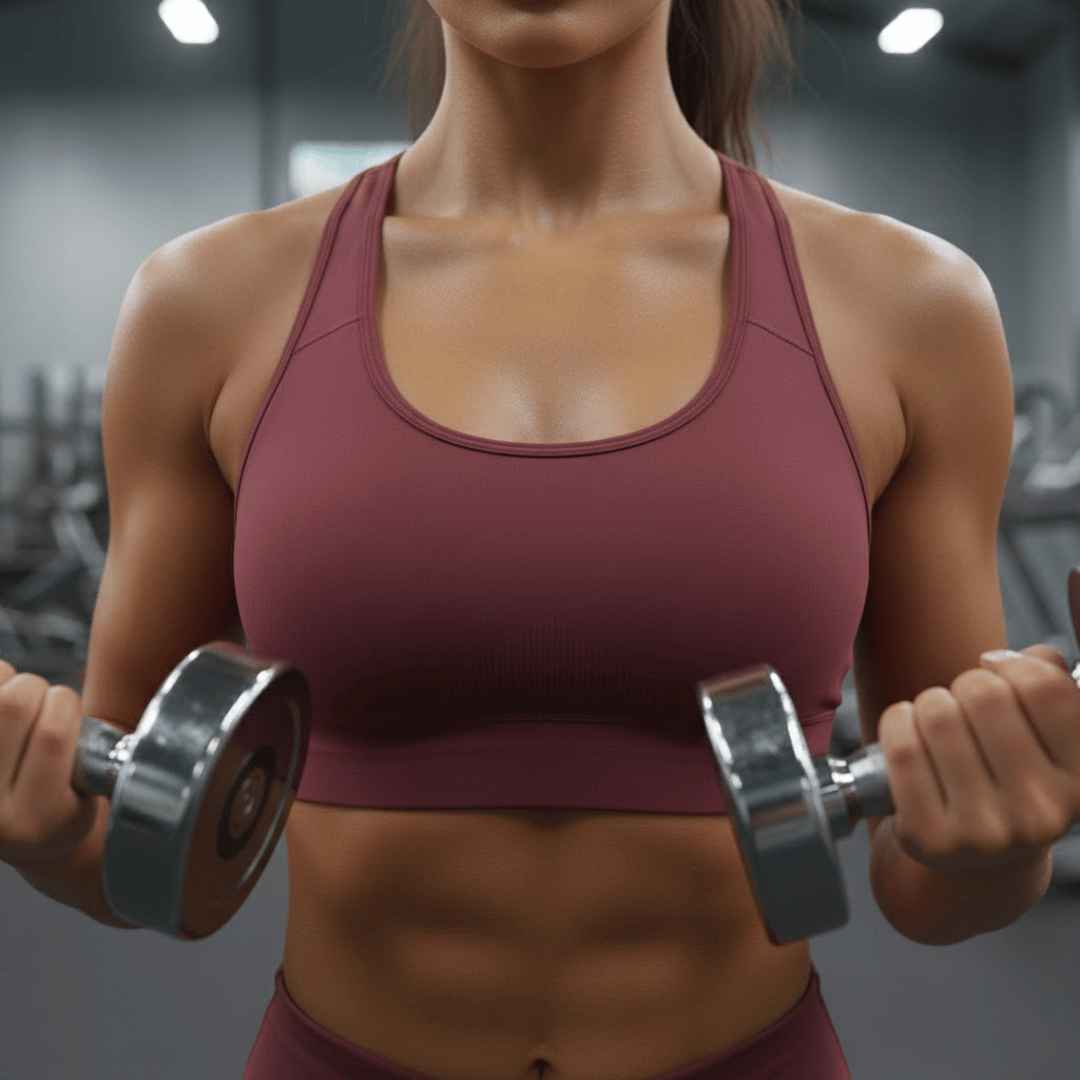 6 Women’s Gym Sports Bra – High Support Workout Bra for Intense Training